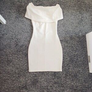 White off the shoulder dress